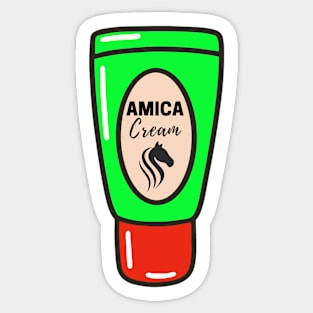 AMICA Cream Sticker